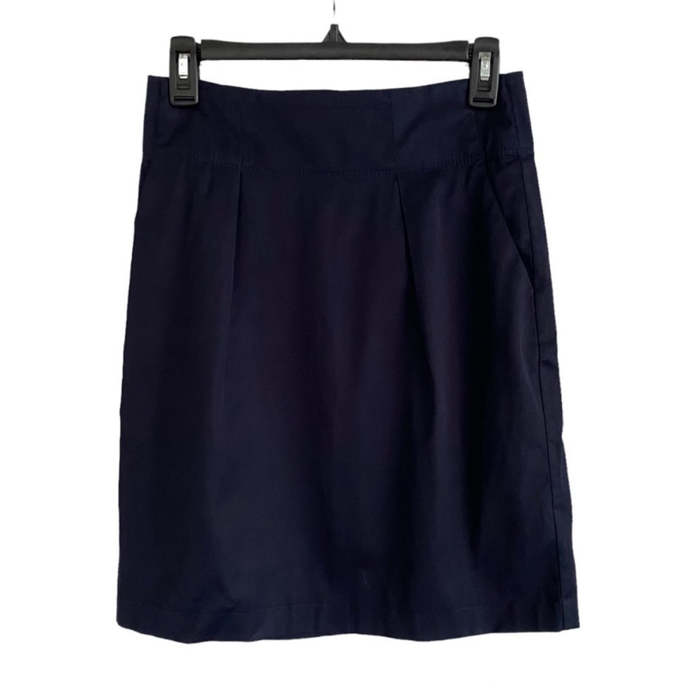 Banana Republic Navy Blue Pencil Skirt Classic Career Size 0